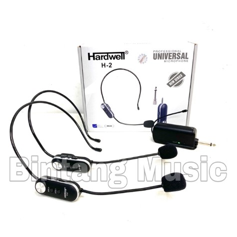 Mic wireless hardwell H2 original hardwell mic bando hardwell h2 / hardwell H 2