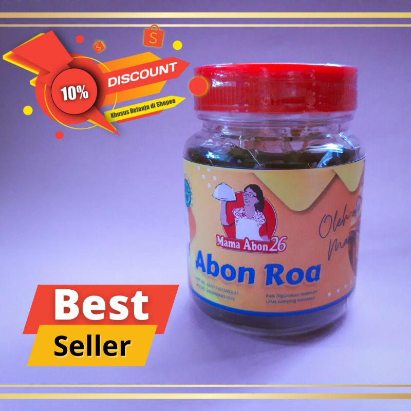 

Abon Ikan Roa Manado MamaAbon26 150gr Halal