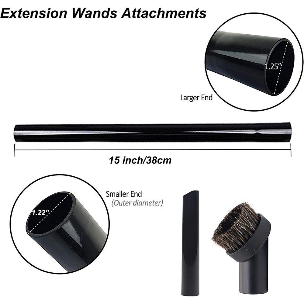 Pineapple Vacuum Cleaner Extension Tube Tabung Hitam Extension Pipa Sambung Plastik Universal