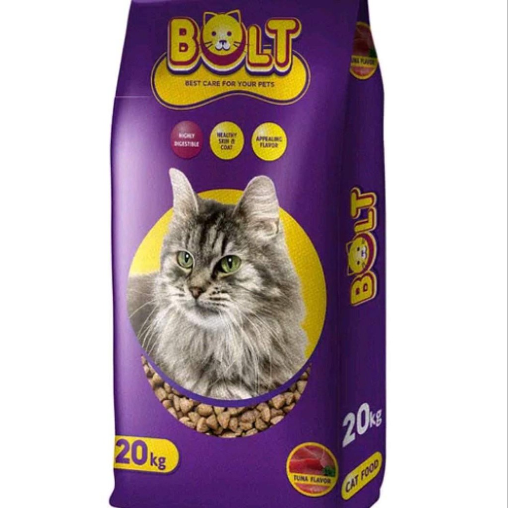 Makanan Kucing Kering BOLT 500 Gram - 800 Gram - 1 KG / Dry Cat Food Murah