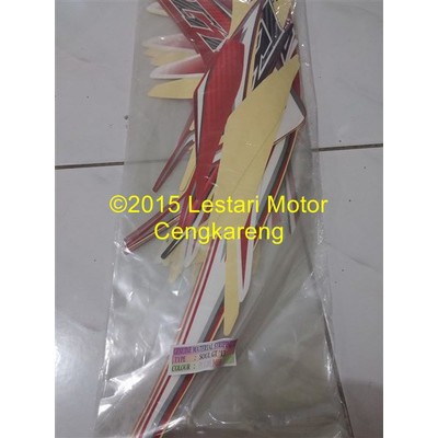 Stiker Motor / Stripping body Soul GT 2013 Merah