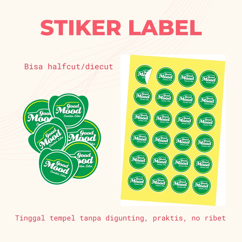 

CETAK STIKER LABEL MURAH CUSTOM NO PO