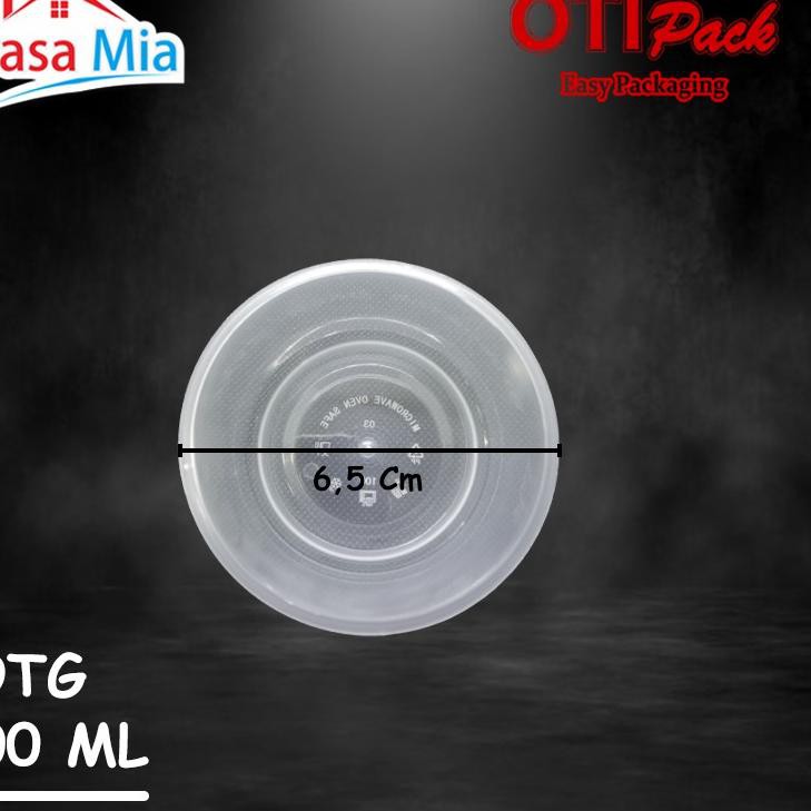 PROMO HARI INI Tempat Makan / Kotak Makan / Food Container PP Thinwall Cup Puding 100ml Isi 25 Set /