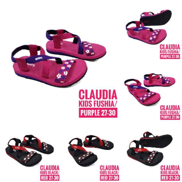  SANDAL TALI OMILES  ANAK CLAUDIA KIDS UKURAN 27 30 Shopee 