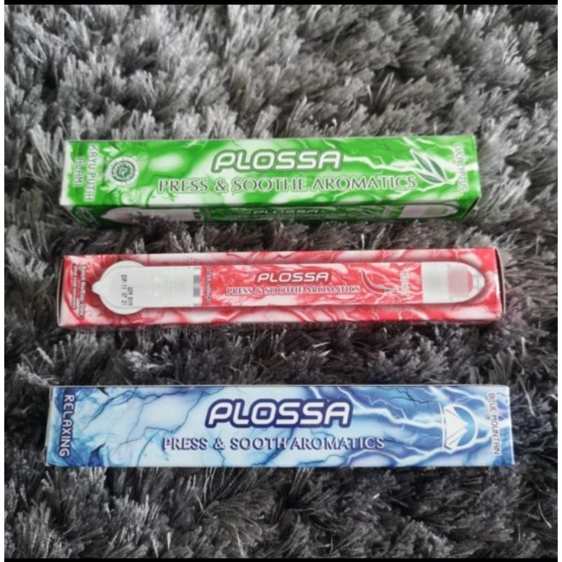 Plossa Minyak Angin Press &amp; Soothe Aromatics Roll On Kerokan Inhaler