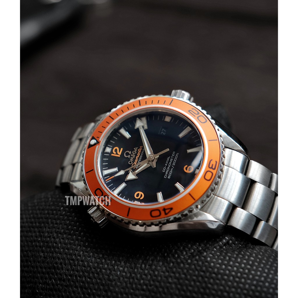 omega seamaster orange bezel