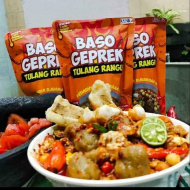 

Baso geprek tulang rangu samiraos