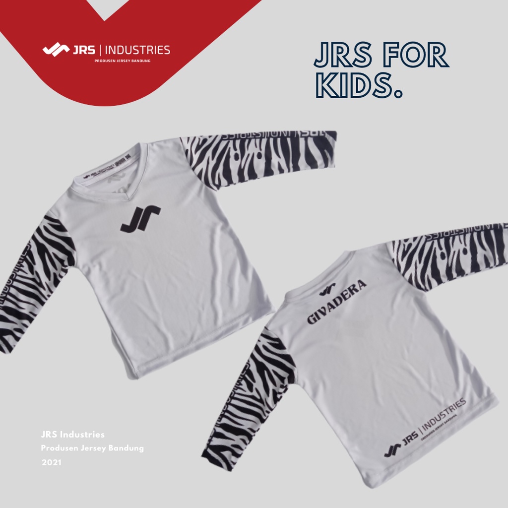 JRS KIDS ZEBRA / Jersey Custom Anak / Jersey Push Bike / Jersey Sepeda