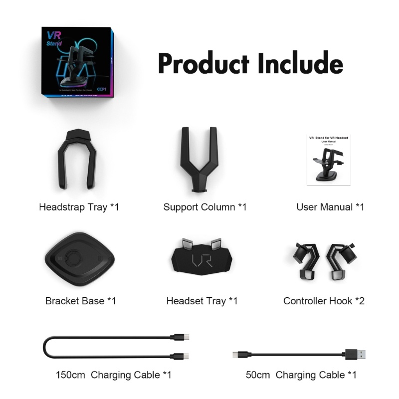 Zzz Bracket Frame Display Kacamata VR Headset Dengan Lampu Led Untuk Quest2 Pico3