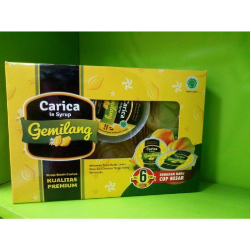 

Carica Gemilang Khas Dieng Cup Besar Isi 6 pcs @250gram -08