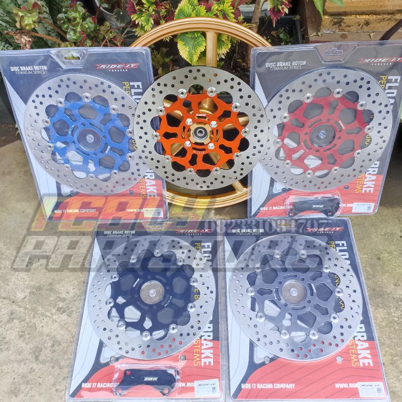 PIRINGAN CAKRAM DEPAN RIDE IT FLOATING YAMAHA JUPITER VEGA FIZ MX VELG BRT VELG ROSSI VELG RCB DISC 