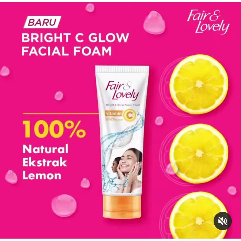 Glow &amp; Lovely Bright C Glow Facial Foam