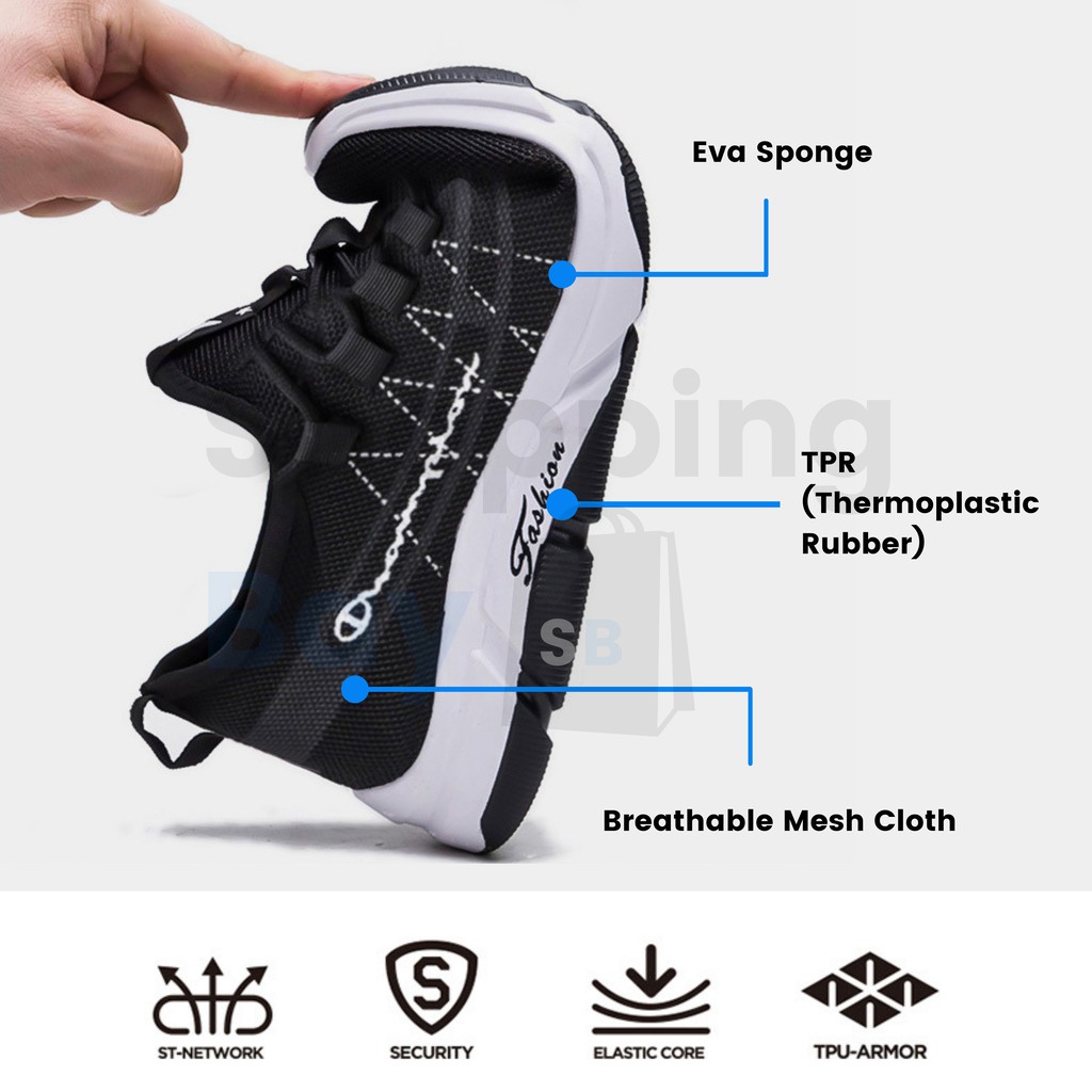 [SB] MS-01 Sepatu Import Sneakers Pria Import Running Shoes Casual Fashion Sepatu Kasual