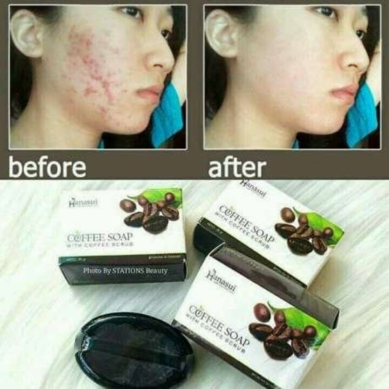 HANASUI COFFEE SOAP 30gr/SABUN MUKA
