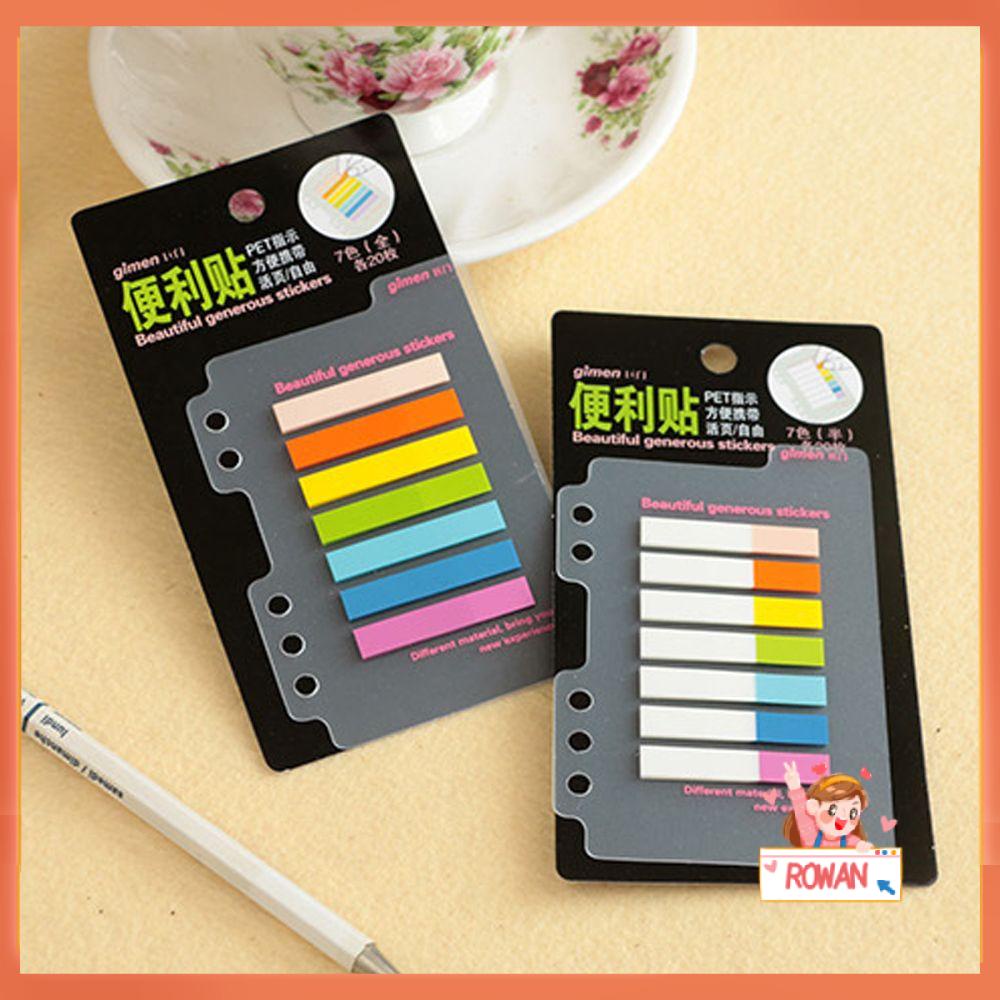 R-flower 140 Lembar Sticky Notes / Memo Motif Bunga Warna-Warni Untuk Label Index