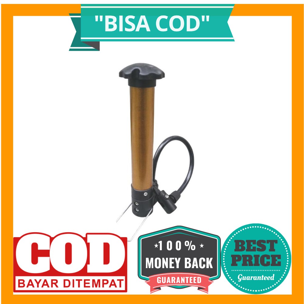 BISA COD TaffSPORT Pompa Angin Ban Sepeda Tier Air Pump - PM002 - Golden