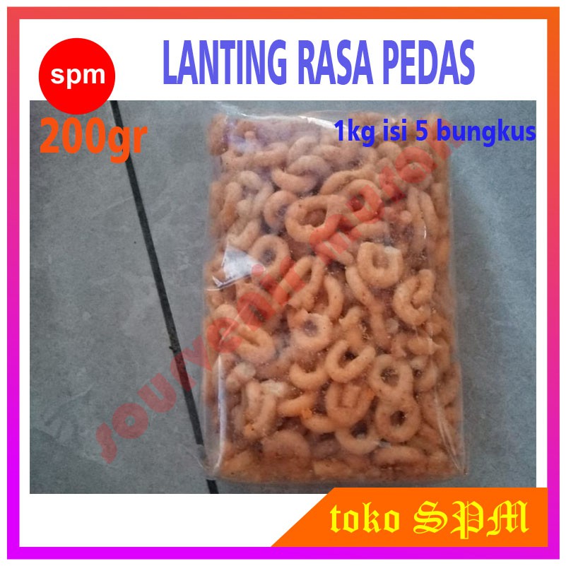 

Lanting rasa pedas 200gr, lanting fikri