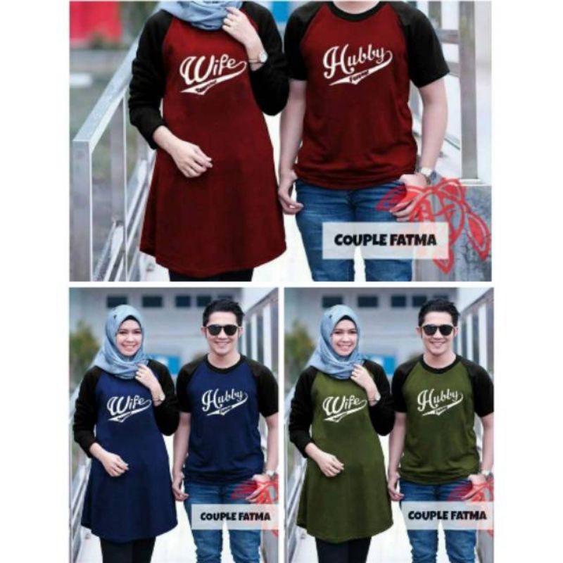 CP FATMA / TUNIK COUPLE ALFY / COUPLE VOBA / TUNIK SWEATER JUMBO LOVE YOU