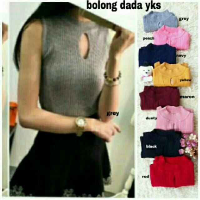 Tanktop Bolong Dada