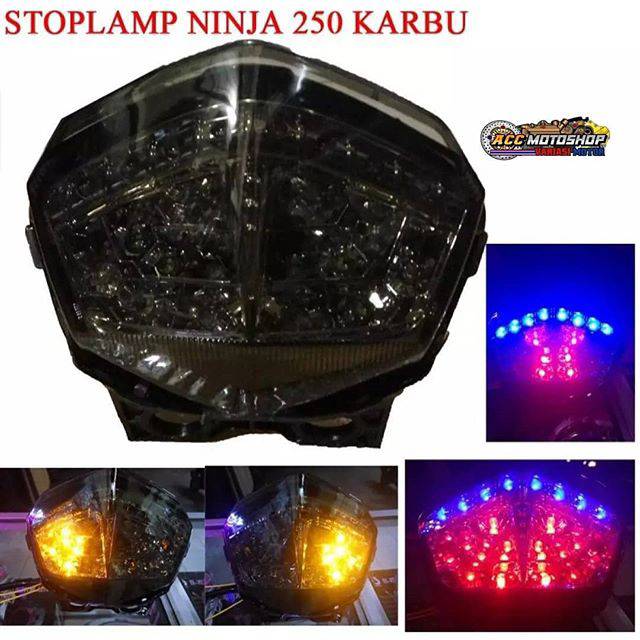 Lampu Stop Belakang Ninja 250 Karbu Ninja 250 Karbulator + Sen Kiri Kanan