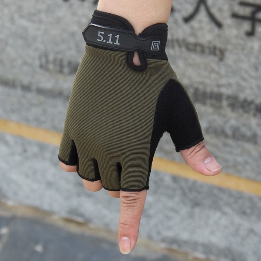 Sarung Tangan Sepeda / Motor Half Finger Setengah Jari 5.11 Elastis