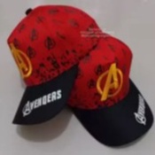 Topi Anak Laki-Laki Bordir Motif Kartun Superhero - Topi Anak Laki-Laki Lucu