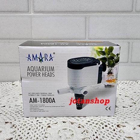 AMARA AM 1800A AM 1800 A AM1800A mesin Pompa Air celup Power Head filter Aquarium Aquascape