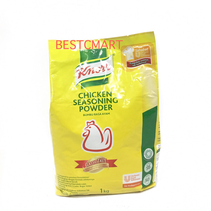 

Spesial Promo - Knorr Chicken Seasoning Powder 1 Kg