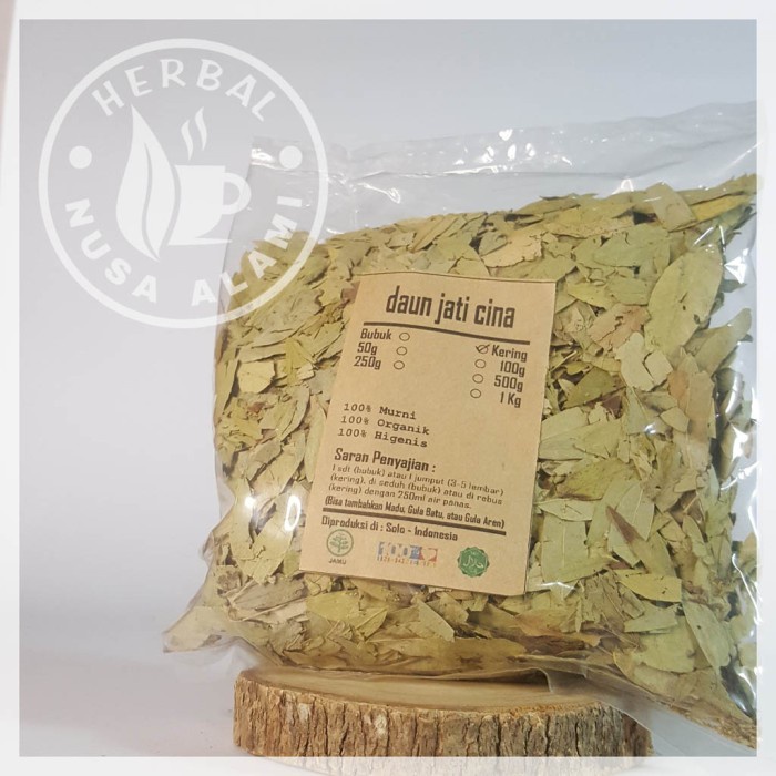 

TEH DAUN JATI CINA KERING | KUALITAS PREMIUM | Senna Alexandrina 100g