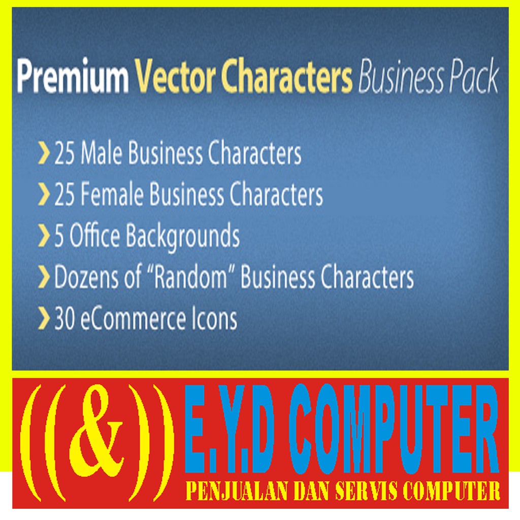 DESAIN VEKTOR KARTUN PREMIUM BUSINESS PARK FORMAT PHOTOSHOP GRAFIK VECTOR CARTOON BISNIS TEMPLATE