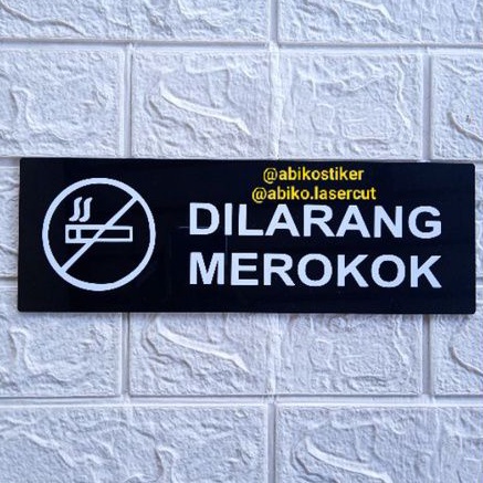 

Jual Dilarang Merokok Sign Board Acrylic Murah