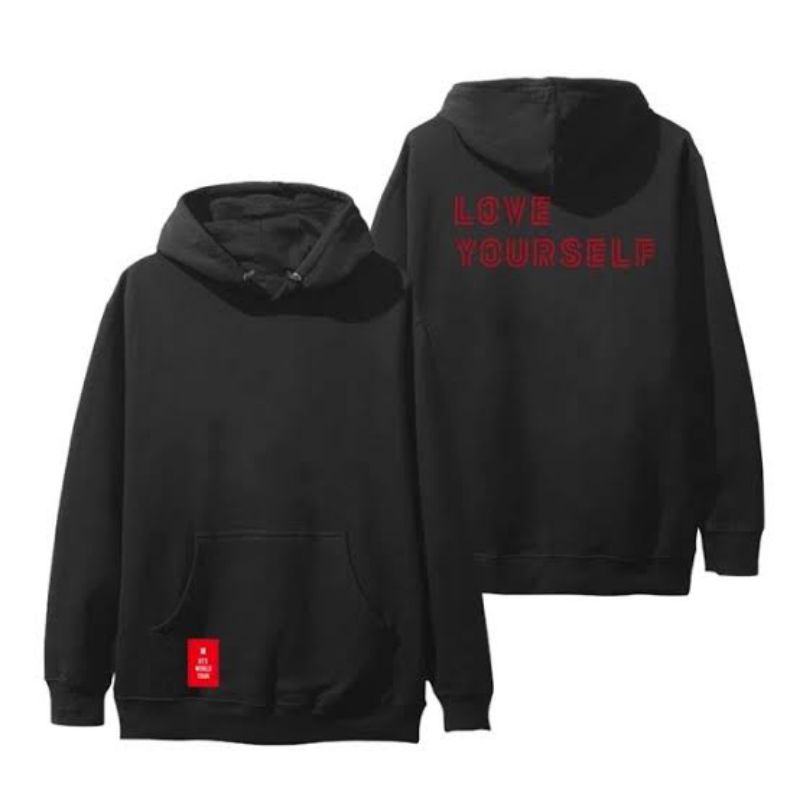 Jaket Hoodie B. T. S LOVE YOURSELF Konser