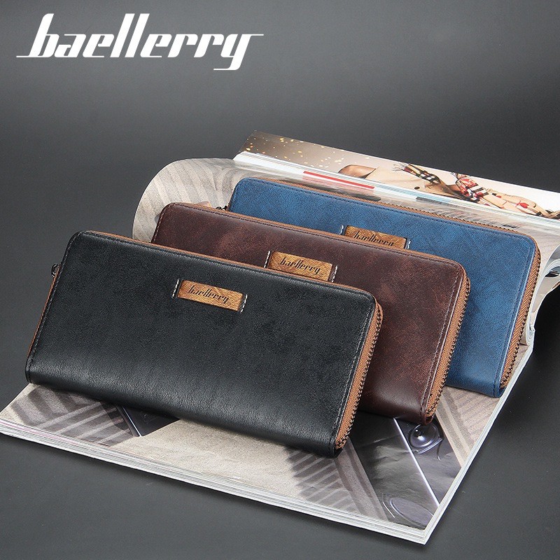 Dompet Panjang Pria Wanita Dompet Kulit Baellerry S1525