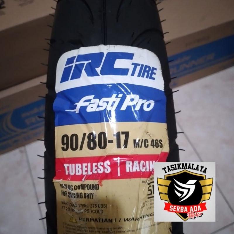 BAN IRC FASTI PRO 90/80-17 TUBELESS