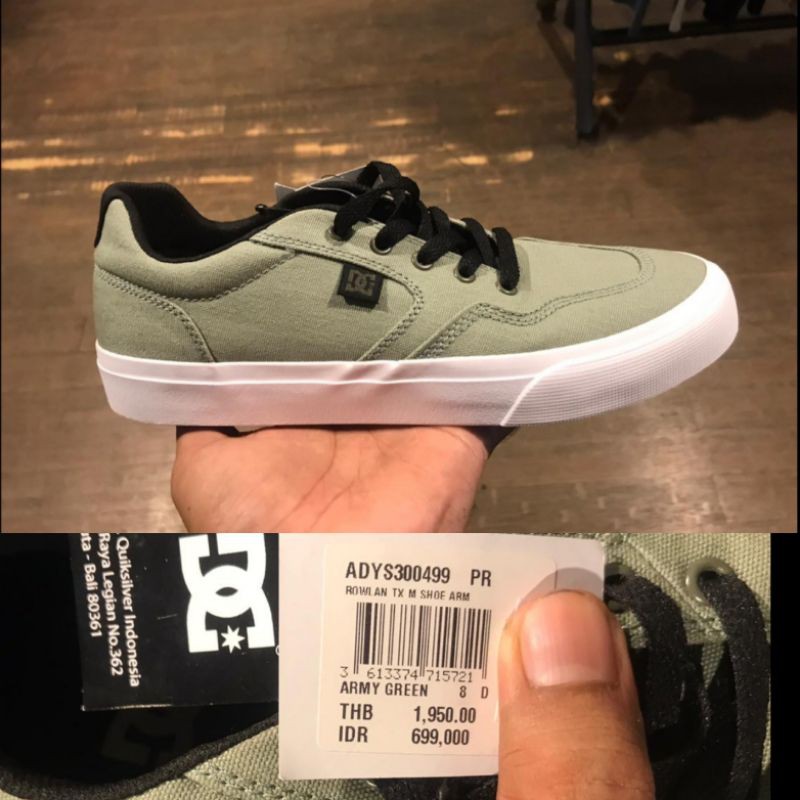 Sepatu DC Rowland TX M Army Green