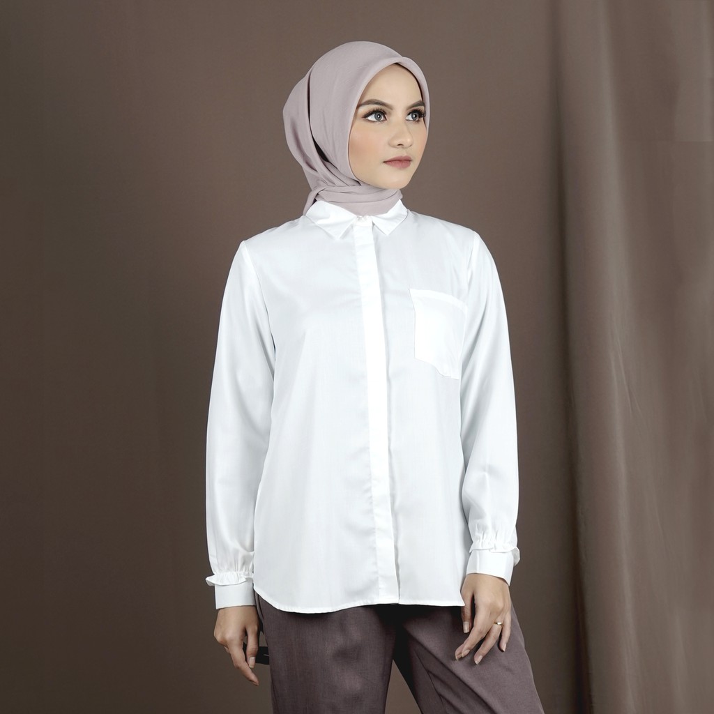 Nobby Seka Shirt Atasan Kemeja Wanita
