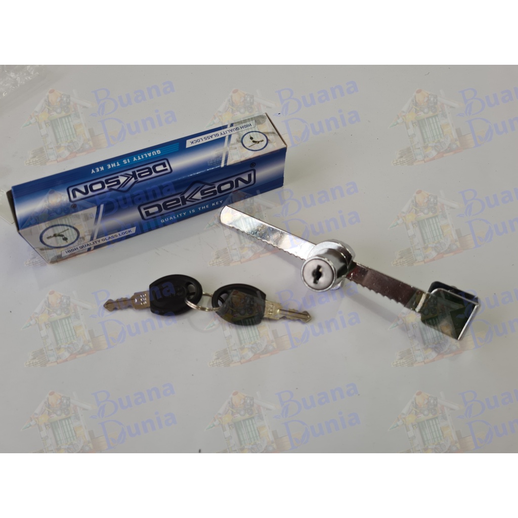 Kunci Kaca Gergaji | Kunci Gergaji Lemari | Kunci Etalase Kaca Dekson