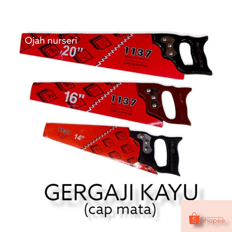 GERGAJI KAYU CAP MATA GERMANY ORIGINAL