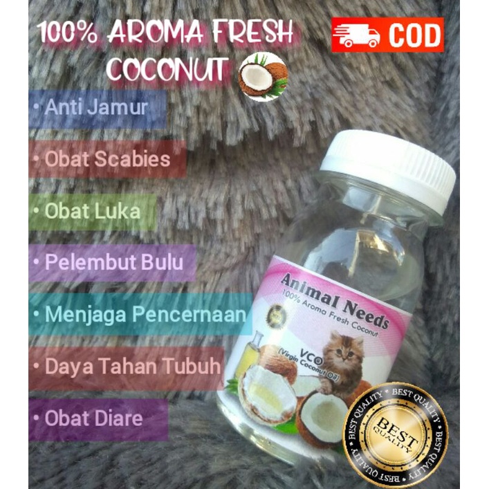 VCO obat jamur scabies untuk kucing 40ml