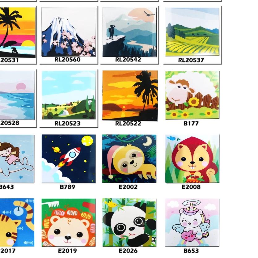 

Limited Stock|SQ36|METH CUTE VIEW PEMANDANGAN PANTAI GUNUNG INDAH BABY ANIMAL KARAKTER ROCKET FISH PAINT BY NUMBER PAINTING DIY COLORING KIDS MELUKIS KANVAS ANAK LENGKAP
