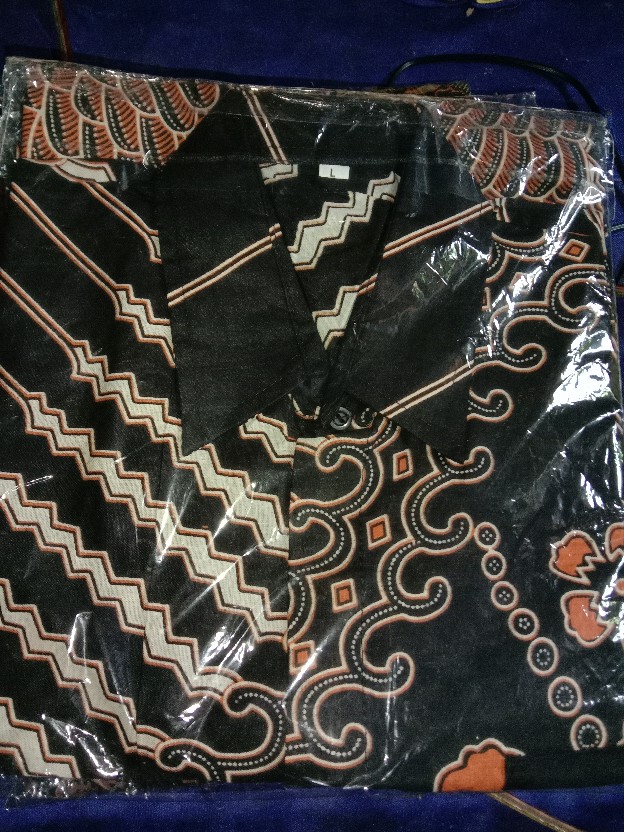 Bswart Batik Hrb026 Kenongo Hem Pendek Padi Pekalongan M L Xl Batik Pria Murah Modern Grosir