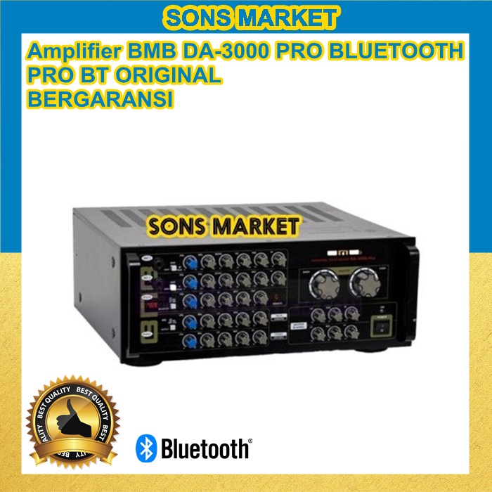 Amplifier BMB DA-3000 PRO BLUETOOTH DA3000 pro BT ORIGINAL garansi