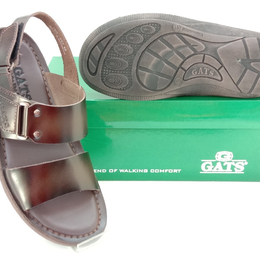 Sandal  pria GATS HG 251 coklat Original gats