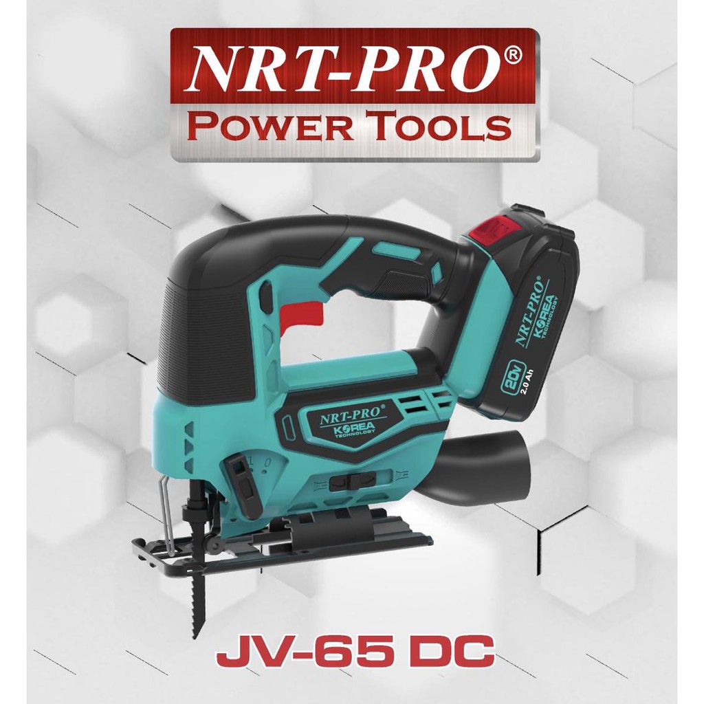 NRT-PRO Cordless Jig Saw / Mesin Jig Saw Baterai Type JV-65 DC