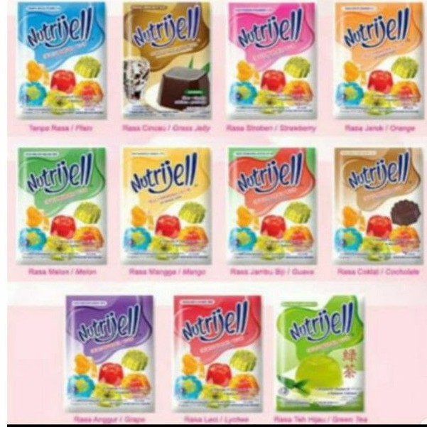 

Nutrijell Jelly Serbuk Strobery Strawberry Mangga Jambu bij tampa rasa