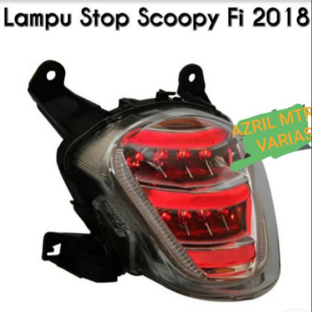 Lampu Stop Scoopy fi 2018/Lampu Stop Led Scoopy F1 2018