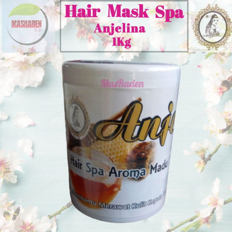 HAIR MASK SPA MADU ANJELINA 1KG MASKER RAMBUT MADU MASKER RAMBUT SALON KILOAN MASKER RAMBUT WANGI