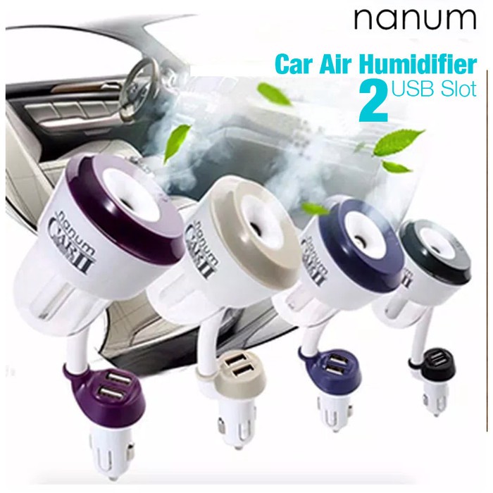 Pewangi Pengharum mobil Aromaterapi Pelembab Udara Humidifier Nanum 2 USB Nanum2 Essential Parfum