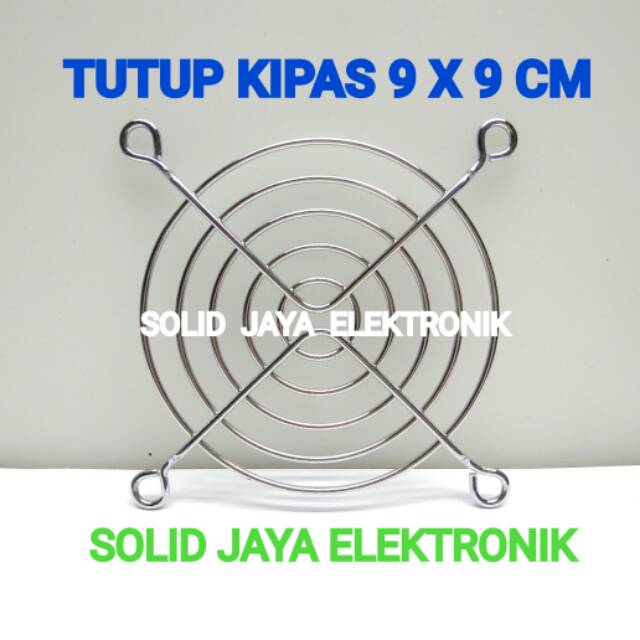 TUTUP KIPAS 9X9 CM RAM KIPAS  FAN 9X9 CM GRILL KIPAS 9X9 CM COVER BESI KIPAS 9X9 CM