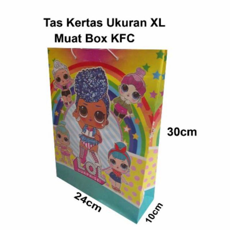 

Paparbag Ulang Tahun Karakter Besar 1pack isi 10pcs